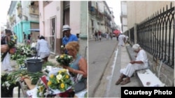 Venta de flores y objetos religiosos. (Foto: Lázaro Yuri Valle)