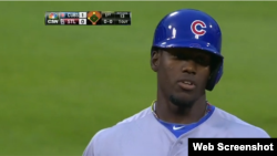 El jardinero derecho de los Chicago Cubs, Jorge Soler.