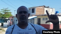 Luis Enrique Santos Caballero, activista de los derechos humanos en Villa Clara. (Cortesía de Yoel Bravo).