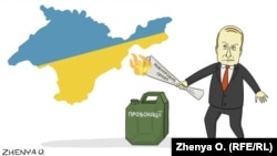 Caricatura de Zhenya O. de Radio Svoboda