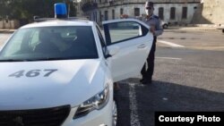 Presencia policial en Cuba.