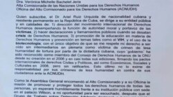 Carta de Ariel Ruiz Urquiola