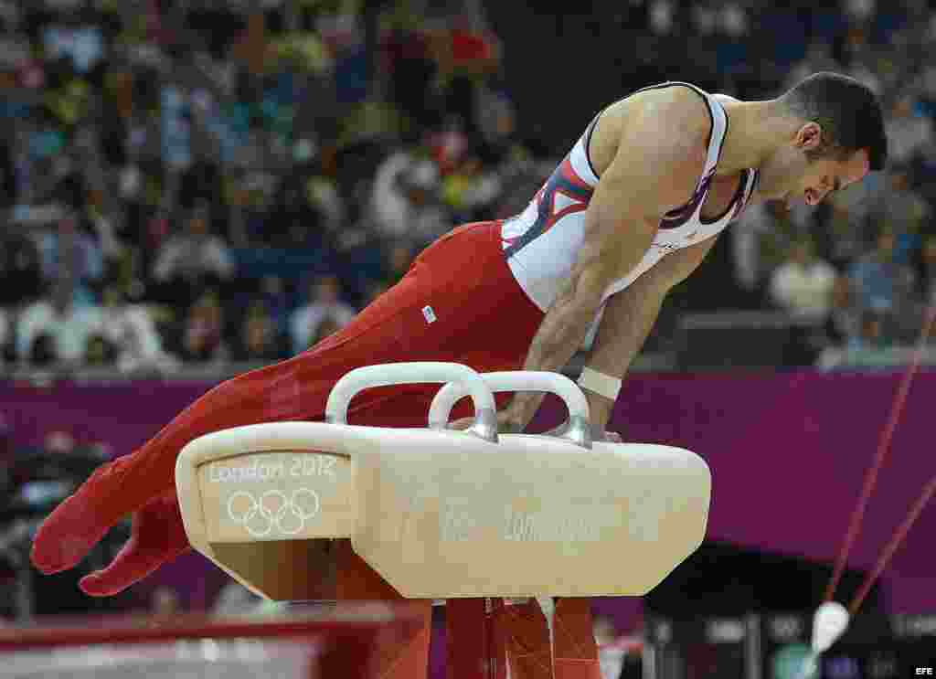 El cubano-americano Danell Leyva competir&aacute; el martes 7 de agosto en la barra fija en busca de otra medalla.