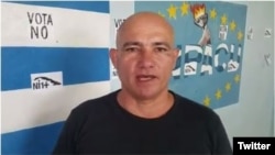 Ebert Hidalgo Cruz, integrante de la Unión Patriótica de Cuba.