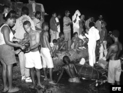 "Salida nocturna", fotografía del historiador de arte y curador Willy Castellanos.