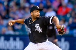 El lanzador cubano Odrisamer Despaigne. (Foto Archivo: Patrick Gorski-USA TODAY Sports via Reuters)