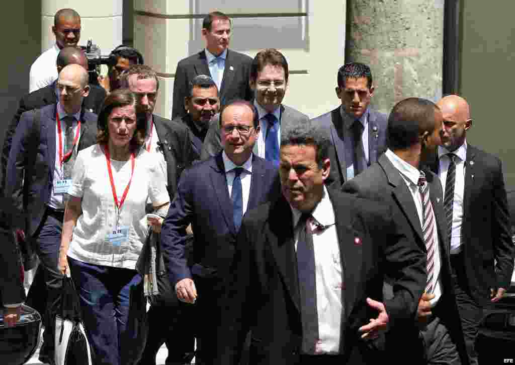 VISITA DEL MANDATARIO FRANCÉS, FRANCOIS HOLLANDE, A CUBA