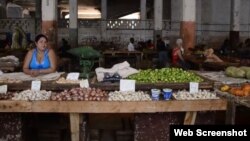 Agromercado en Cuba.