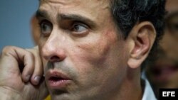 El líder opositor venezolano Henrique Capriles.