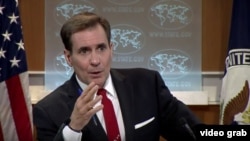 El vocero del Departamento de Estado de EEUU, John Kirby.