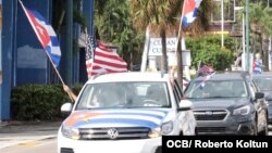 Caravana por la Libertad y la Democracia en Miami. 