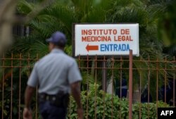 Instituto de Medicina Legal en La Habana Cuba.