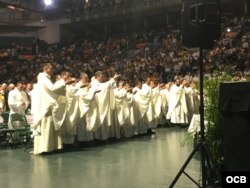 Celebración del Día de la Virgen de la Caridad del Cobre en Miami. Foto Alvaro Alba.