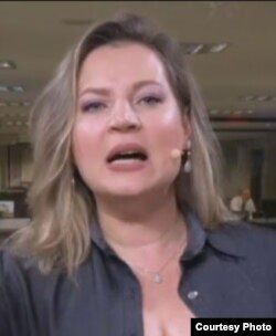 La periodista y diputada electa brasileña Joice Hasselmann.