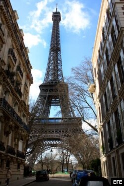 La Torre Eiffel en París, Francia.