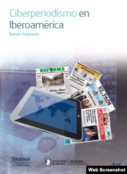 "Ciberperiodismo en Iberoamérica", varios autores. Portada.