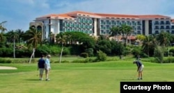 El campo de golf de Varadero, junto al hotel Meliá Las Américas.