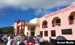 Hogar Monseñor Adolfo. Tomada de Facebook Parroquia Nuestra Señora de La Caridad, Camagüey Cuba.