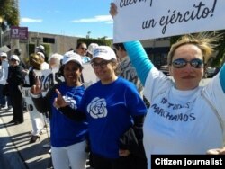 Apoyo en el exilio a #TodosMarchamos. Reporta Cuba.