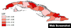 Tasa (100.000 habitantes) de atenciones esperadas por Leptospirosis para marzo/2015.