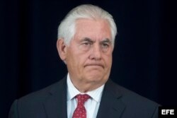 - El secretario de Estado estadounidense, Rex Tillerson.