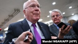 El senador Patrick Leahy, el 29 de enero de 2020 en el Capitolio.