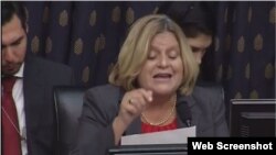 La congresista Ileana Ros-Lehtinen habla ante el Congreso sobre Venezuela.