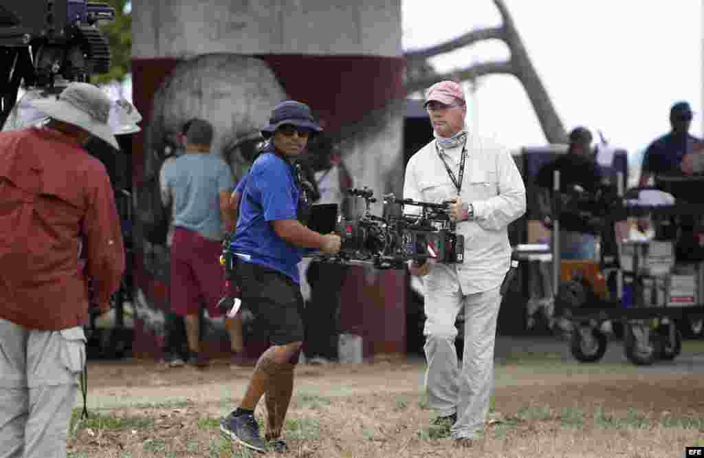 Filmación de la película "Fast & Furious 8" (Rápido y Furioso 8) en Cuba.