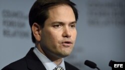 El aspirante presidencial republicano Marco Rubio. Archivo.