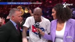 El boxeador cubano Yordenis Ugás se proclamó campeón del mundo al ritmo de la canción “Patria y Vida"