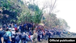 FOTOGALERÍA: Migrantes cubanos atraviesan la selva hasta llegar a Panamá