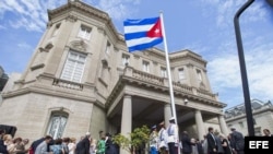 Reapertura de la Embajada de Cuba en Washington, el 20 de julio de 2015.