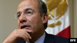 El expresidente mexicano Felipe Calderón.