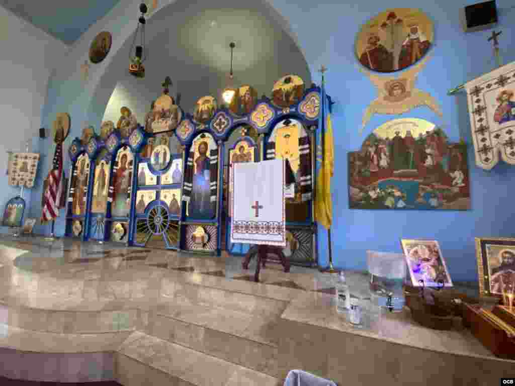 Capilla de la Iglesia de la Asunci&#243;n de la Sant&#237;sima Virgen Maria, greco-cat&#243;lica ucraniana, en Miami.