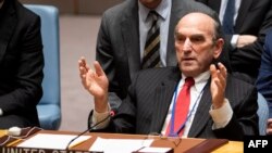 Elliott Abrams habla en una reunión del Consejo de Seguridad de ONU sobre Venezuela. (Archivo)