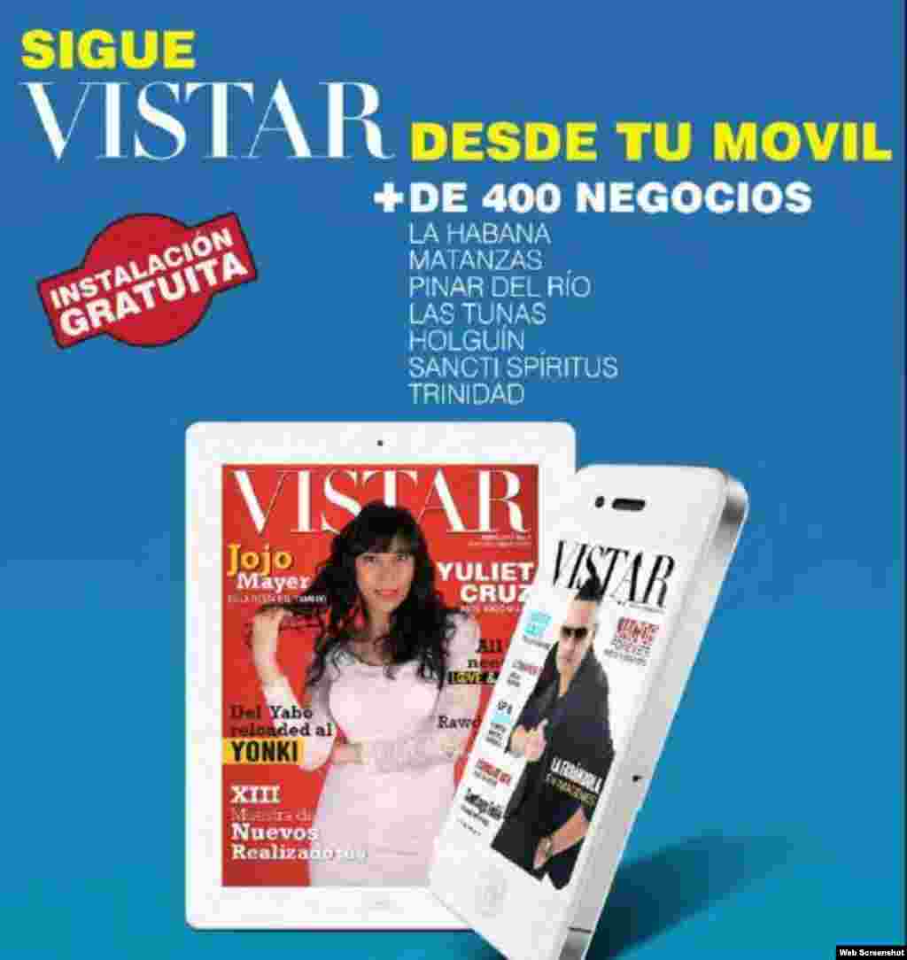 Segmento de publicidad en Vistar 