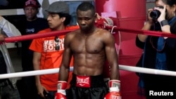 El boxeador cubano Guillermo "El Chacal" Rigondeaux.