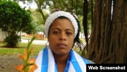 La Dama de Blanco y activista de UNPACU Jaqueline Heredia Morales.