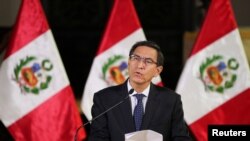 El presidente Martín Vizcarra. Peruvian Presidency/Handout via REUTERS ATTENTION EDITORS 