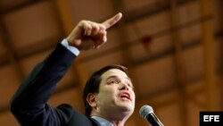 Marco Rubio pasa el Super Martes en Miami.