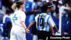 Maradona en el Mundial de 1994