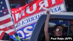 Simpatizantes del presidente Trump en El Paso, Texas, el 24 de octubre de 2020 (Paul Ratje / AFP).