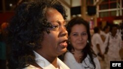 Berta Soler, líder de las Damas de Blanco. Foto Archivo.