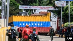 Vista de Cúcuta desde el Puente Internacional Simón Bolívar, que une a Venezuela con Colombia. (SCHNEYDERM / AFP)