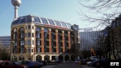 Fachada del Instituto Cervantes en el centro en Berlín, Alemania.