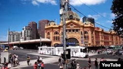 La estación ferroviaria de Flinders Street, uno de los lugares en Melbourne que los terroristas planeaban atacar. 