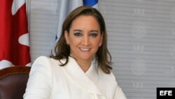 La canciller de México, Claudia Ruiz Massieu