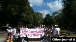 Activistas de Derechos Humanos participan en la jornada 44 de #TodosMarchamos.