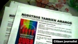 Reporta Cuba "Nosotros también amamos". Foto Nabit Fernández.