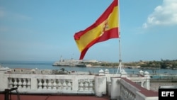 El Castillo de El Morro visto desde la embajada de España en Cuba.